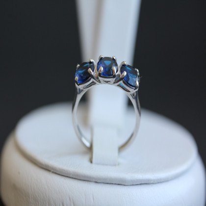 Перстень 407 альпініт синій Rh Timofeev