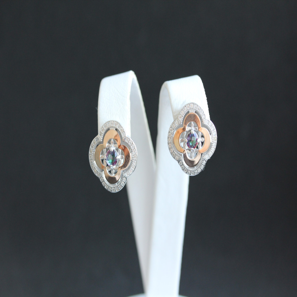 Сережки 408 альпініт містік Rh Timofeev