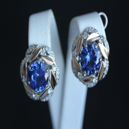 Сережки 419 альпініт монтана Rh Timofeev 2