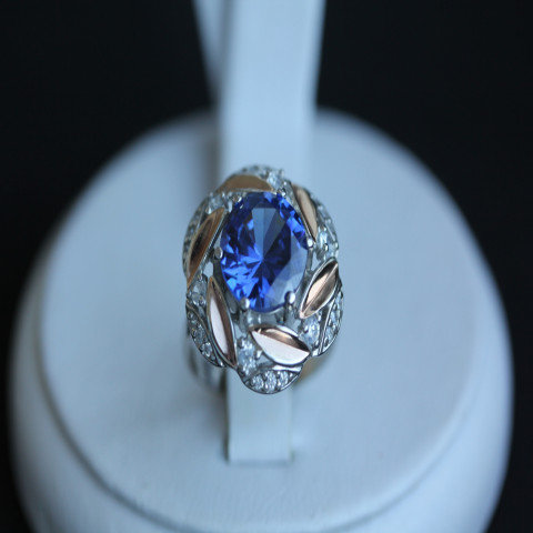 Перстень 419 альпініт монтана Rh Timofeev