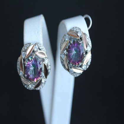 Сережки 419 альпініт містік Rh Timofeev