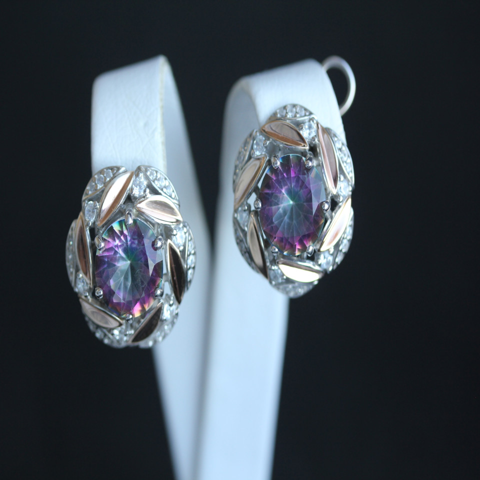 Сережки 419 альпініт містік Rh Timofeev