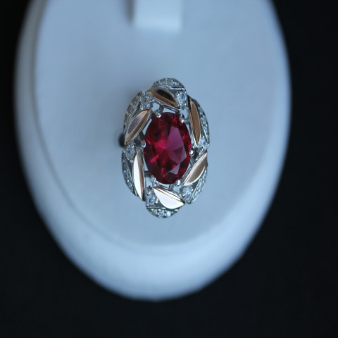 Перстень 419 альпініт клюква Rh Timofeev