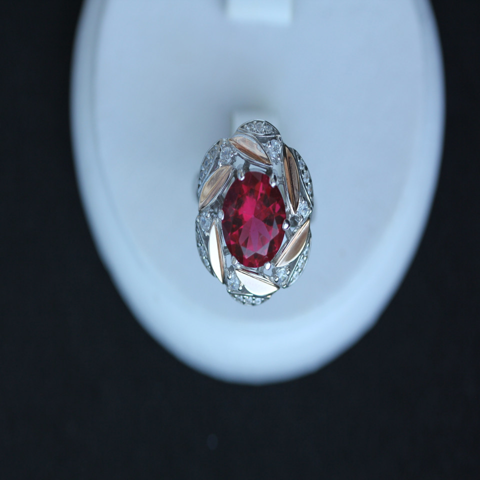 Перстень 419 альпініт клюква Rh Timofeev