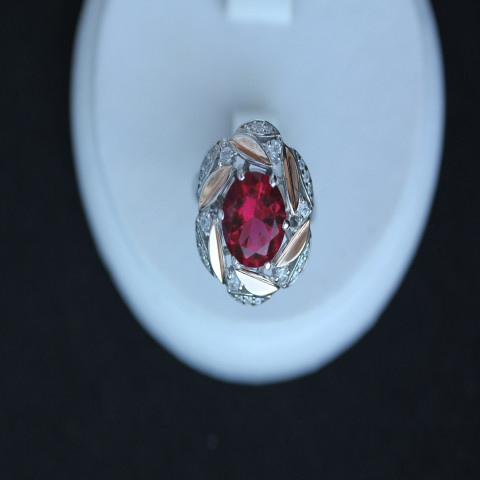 Перстень 419 альпініт клюква Rh Timofeev