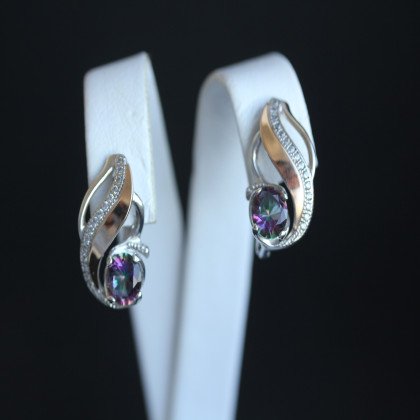 Сережки 420 альпініт містік Rh Timofeev