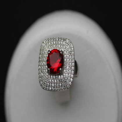 Перстень 450 альпініт клюква Rh Timofeev 2