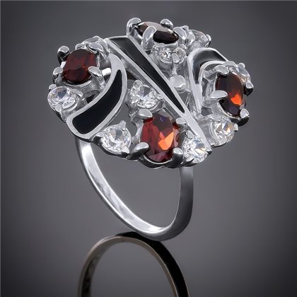 Перстень 65 гранат Timofeev