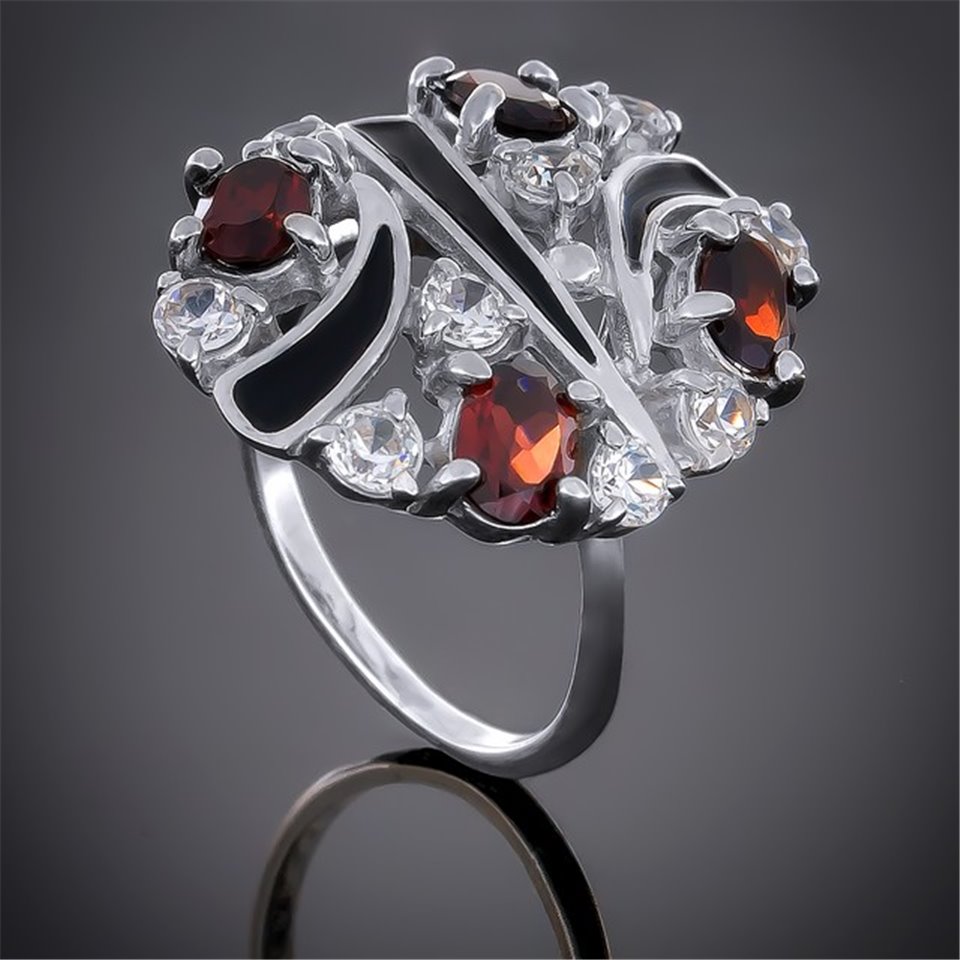 Перстень 65 гранат Timofeev