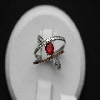 Перстень 456 альпініт червоний Rh Timofeev