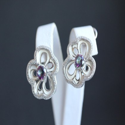 Сережки 462 альпініт містік Rh Timofeev