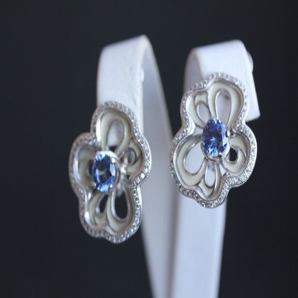 Сережки 462 альпініт монтана Rh Timofeev