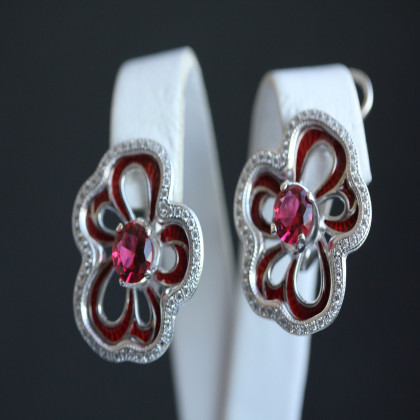 Сережки 462 альпініт клюква Rh Timofeev