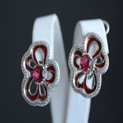 Сережки 462 альпініт клюква Rh Timofeev