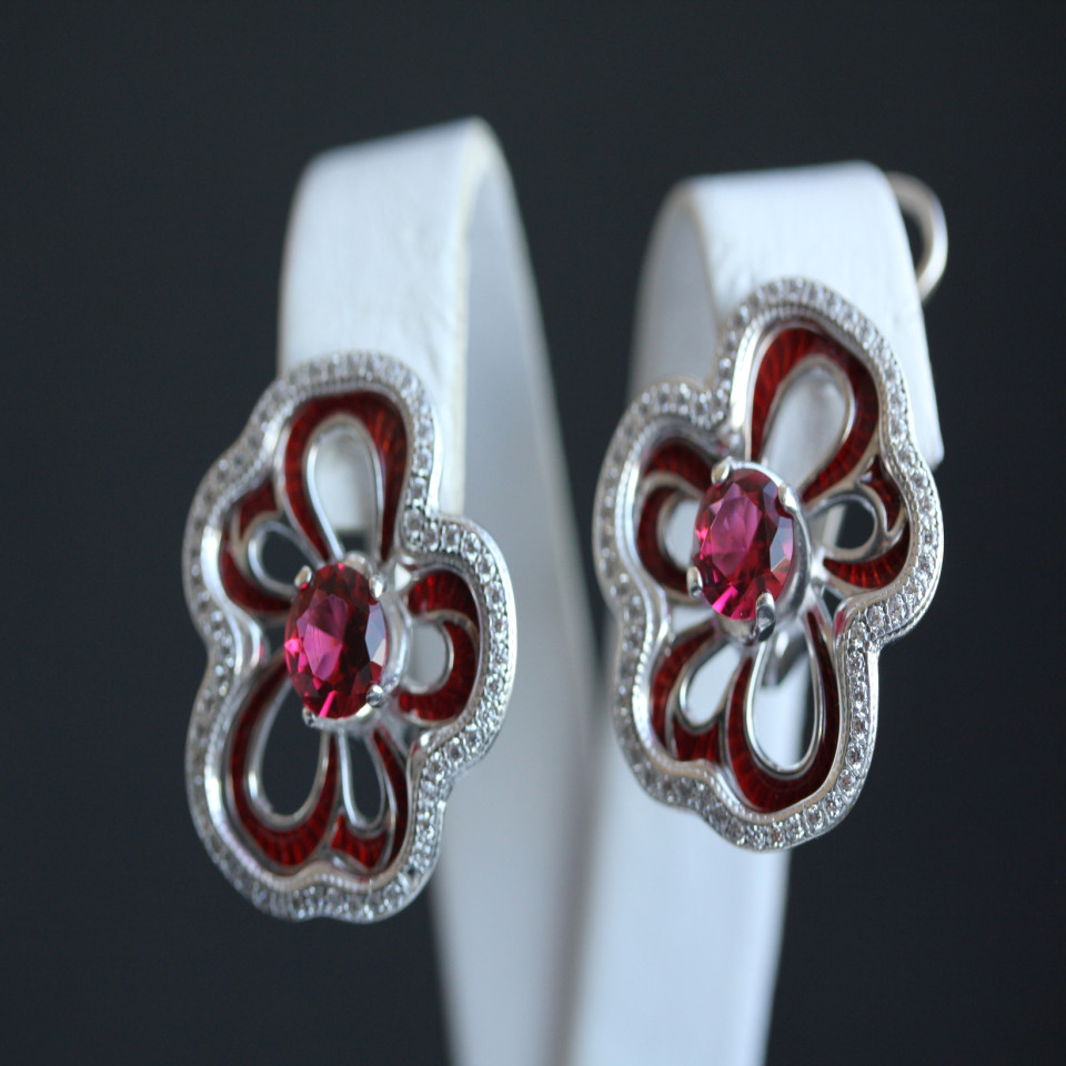 Сережки 462 альпініт клюква Rh Timofeev