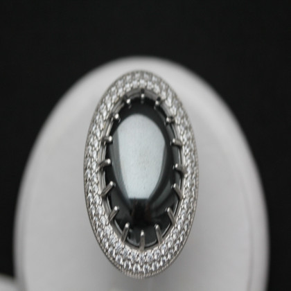 Перстень 476 гематит Rh Timofeev