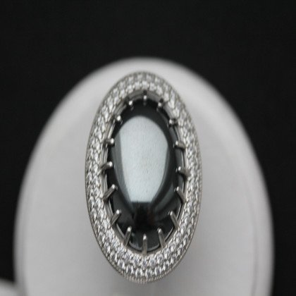 Перстень 476 гематит Rh Timofeev