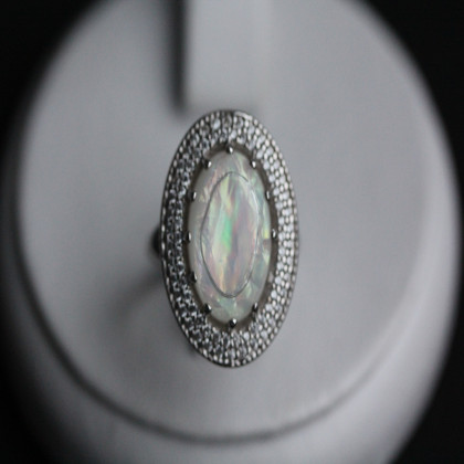 Перстень 476(2) опал імітація Rh Timofeev