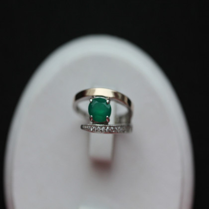 Перстень 496 альпініт зелений Rh Timofeev