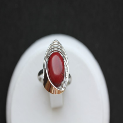 Перстень 307 яшма імітація Rh Timofeev