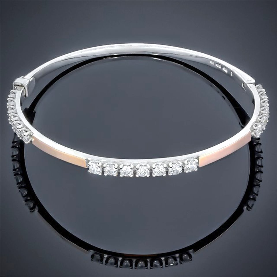 Браслет 517(16,0) цирконій білий Rh Timofeev