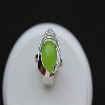 Перстень 307 улексит зелений Rh Timofeev