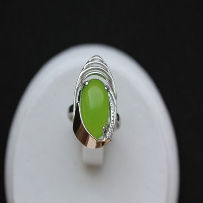 Перстень 307 улексит зелений Rh Timofeev