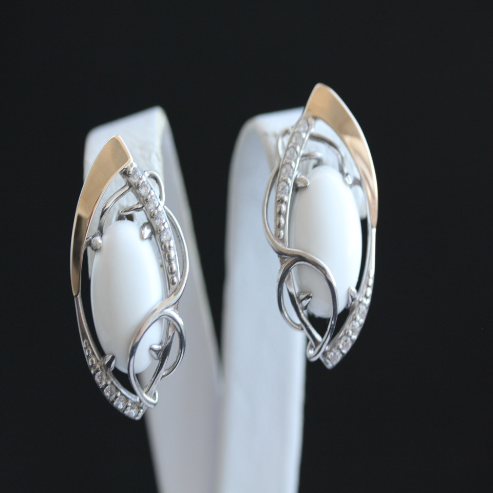 Сережки 309 кохалонг Rh Timofeev