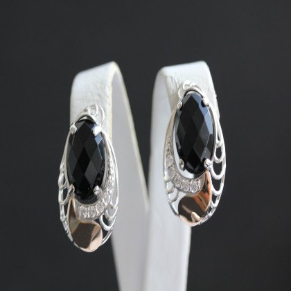 Сережки 310 онікс гр. Rh Timofeev