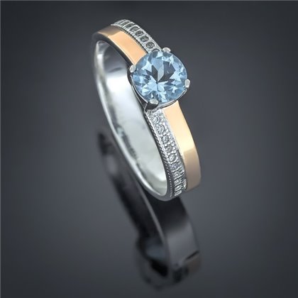 Перстень 498 топаз Rh Timofeev