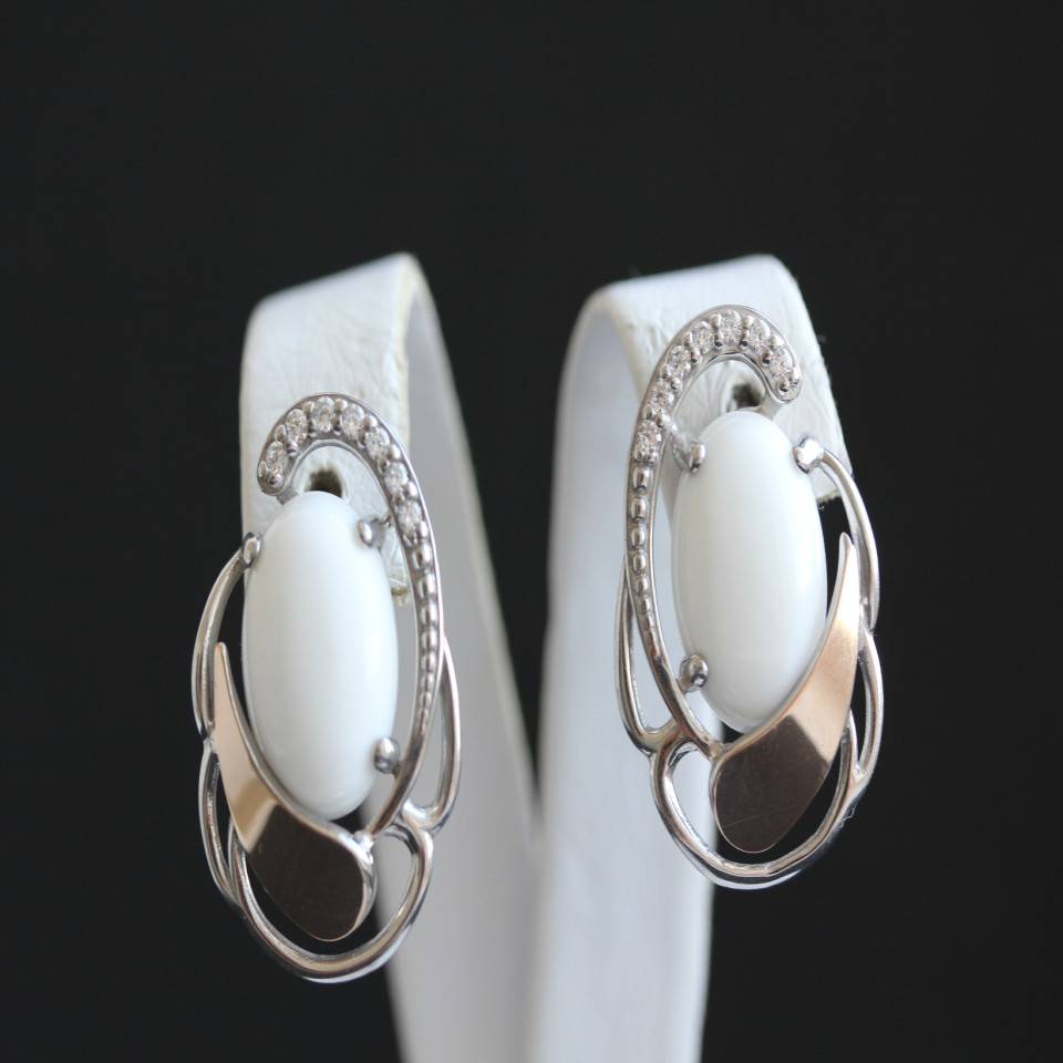 Сережки 314 кохалонг Rh Timofeev