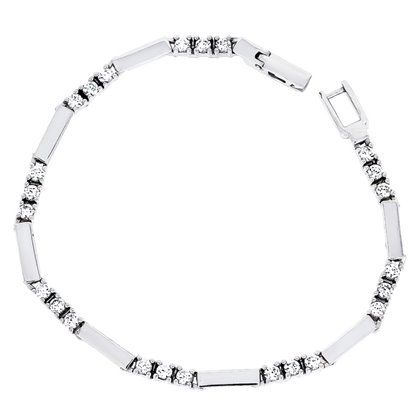 Браслет 896 цирконій білий Rh Timofeev