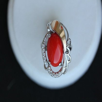 Перстень 315 корал Rh Timofeev