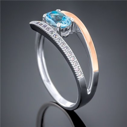 Перстень 496 топаз Rh Timofeev