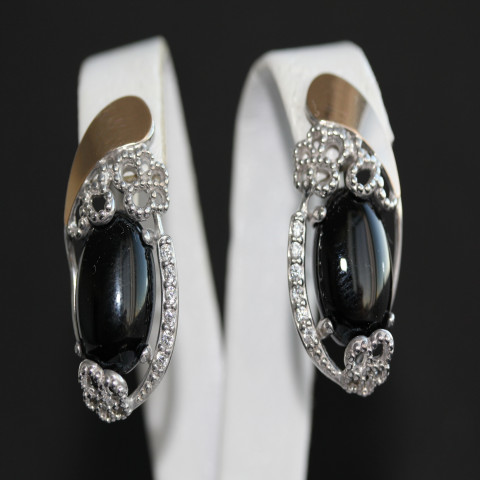 Сережки 318 онікс Rh Timofeev