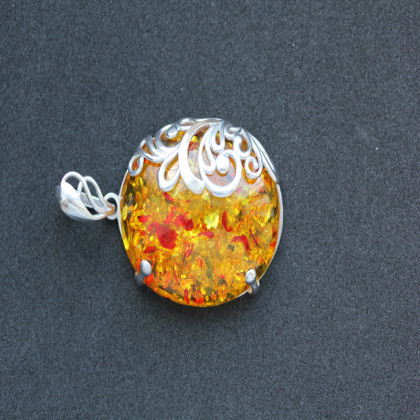 Підвіс 321 янтарь жовтий Rh Timofeev