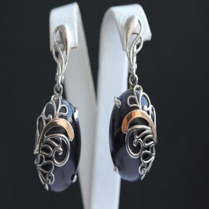 Сережки 321 улексит Rh Timofeev