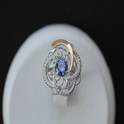 Перстень 349 альпініт монтана Rh Timofeev