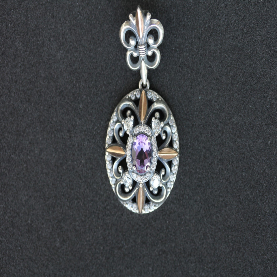 Підвіс 366 аметист Timofeev