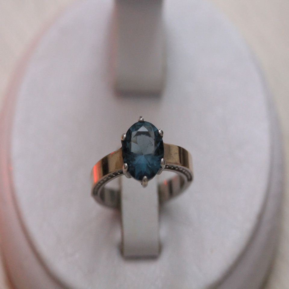 Перстень 370 кварц океан Rh Timofeev