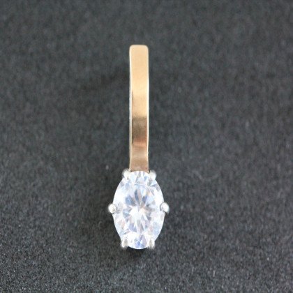 Підвіс 370 цирконій білий Rh Timofeev