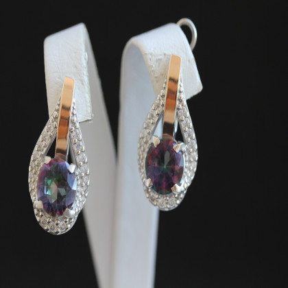 Сережки 385 альпініт містік Rh Timofeev