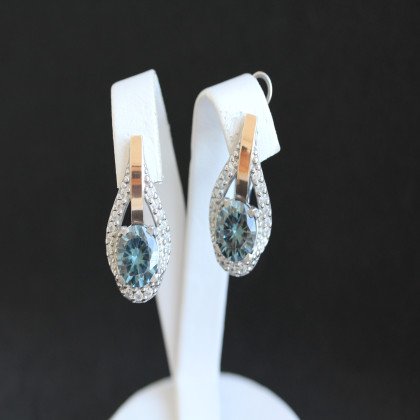 Сережки 385 альпініт монтана Rh Timofeev