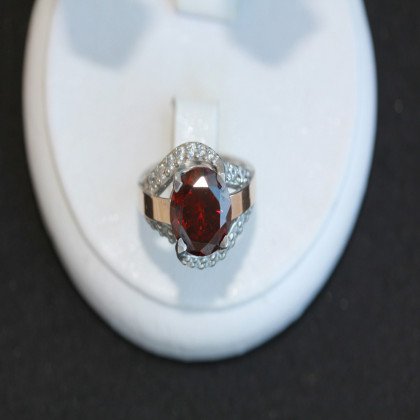 Перстень 385 альпініт гранат Rh Timofeev