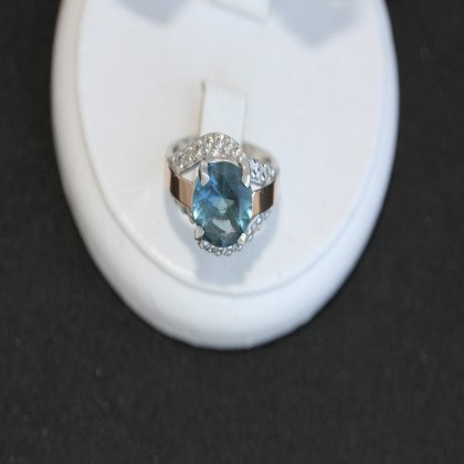 Перстень 385 кварц океан Rh Timofeev