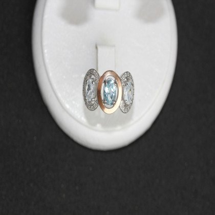 Перстень 393 топаз Rh Timofeev