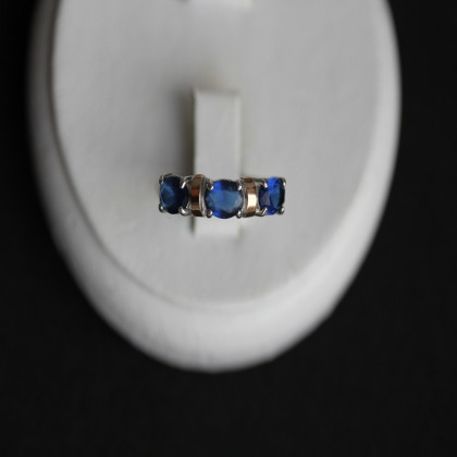 Перстень 396 альпініт синій Rh Timofeev