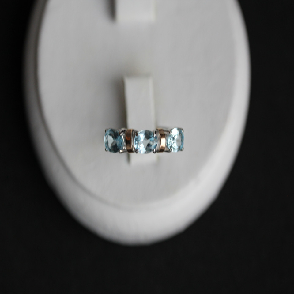 Перстень 396 топаз Rh Timofeev