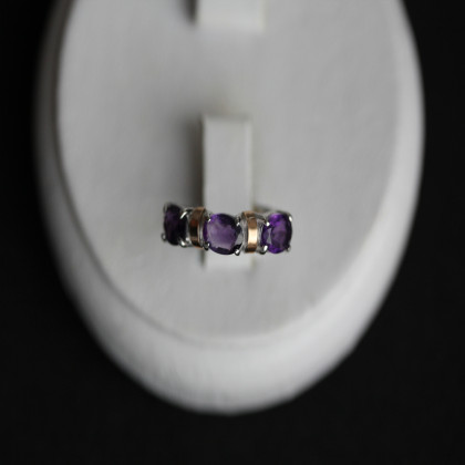 Перстень 396 аметист Rh Timofeev