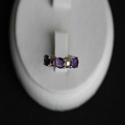Перстень 396 аметист Rh Timofeev